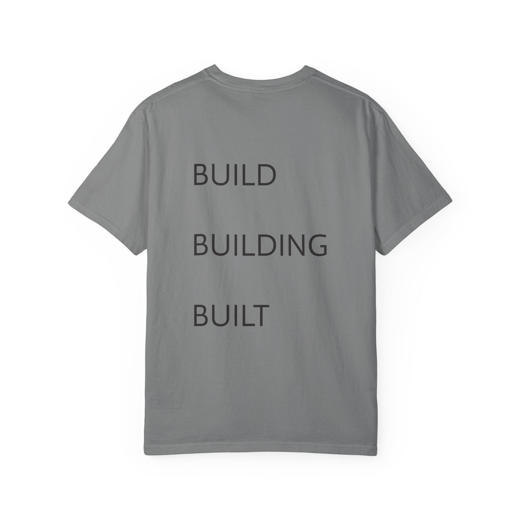 Build • Building • Built Back-Print T-Shirt